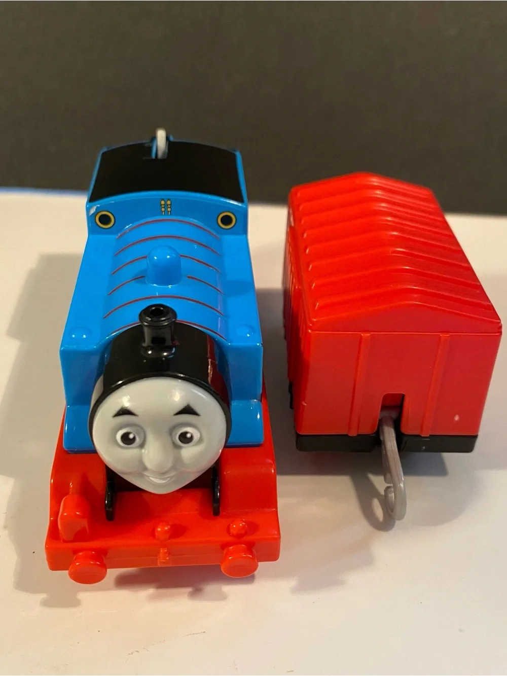 Trackmaster Thomas the Tank Engine with Red Car and Board Book Bundle
